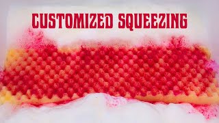 ASMR Sponge 613Customized Squeezing  Soft  Pinesol  Pink [upl. by Ennasor]