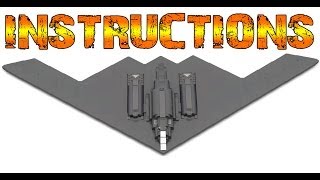 HOW TO BUILD a Lego B2 SPIRIT Stealth Bomber [upl. by Hermia]