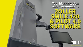 Semi automatic tool identification and measurement  ZOLLER Smile 420 with Pilot 40 software [upl. by Brian]