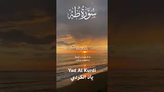 Yad Al Kurdi Surah Taha islamicprayer recitation explore القران [upl. by Ahtnams602]