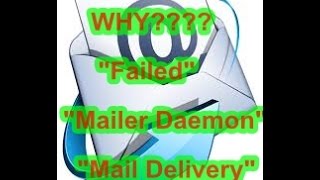 Arti FailedMailer Daemon Dan Mail Delivery Subsystem Saat Random Email [upl. by Perri]