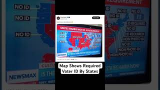 Map Shows Required Voter ID By States [upl. by Yatzeck]