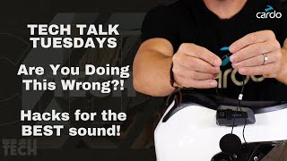 Want the BEST Sound ​Cardo Speaker Hacks​ [upl. by Latsryk]