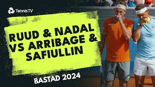 Ruud amp Nadal Take On Arribage amp Safiullin  Bastad 2024 Highlights [upl. by Amada]