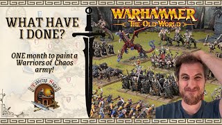 Army Challenge Painting a Chaos Army in One Month  Part 1 [upl. by Bergstrom]