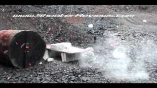 Beowulf 50 Caliber Vs Propane Tanks Cinder Blocks Cows [upl. by Netti151]