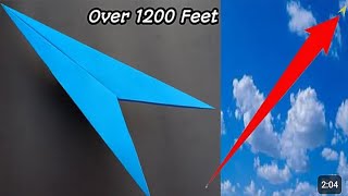 How to Make Paper Airplane That Flies Far EasyHow to Make Paper Airplane [upl. by Pegeen]