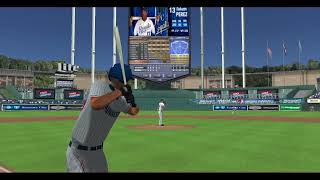 OOTP25 3D game after patch two Royals March 28 2024 season opener vs Twins [upl. by Noby]