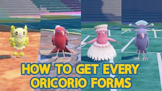 How To Get Every Oricorio Forms  Pokemon Scarlet amp Violet [upl. by Eimor858]