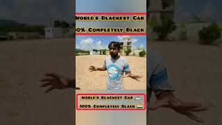 Mr Indian Hackers Worlds Blackest Car 100 Black new shorts viral youtube car ytshorts cars [upl. by Fini]