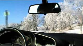 BMW E36 316i coupe drifting on the snowy hills of Austria [upl. by Klemm25]