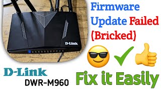 DLink DWRM960 Router firmware bricked reinstall Easily without any software  Smart Brain💡 [upl. by Moskow]