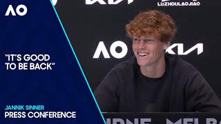 Jannik Sinner Press Conference  Australian Open 2024 PreEvent [upl. by Aurea602]