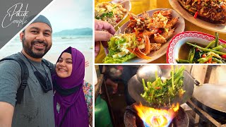 😍 First Day in Thailand  Streetfood amp Seafood of Patong Beach  Thailand Day 01 Part 2 [upl. by Anilet]