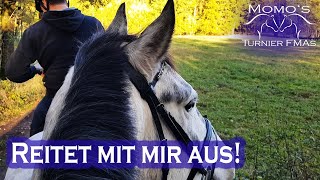 Kommt mit AUSREITEN  Trab amp Galopp im Wald mit Crawall amp Lumpi [upl. by Killy]