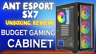 Ant Esports Sx7 Cabinet Unboxing  Review  Budget Gaming Cabinet Under 3600  Gb4you [upl. by Namruht28]