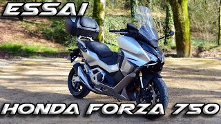 MotoVlog N°102  Essai Essai  Honda Forza 750  le scooter unique \ honda forza forza750 [upl. by Natan]