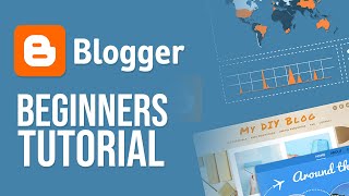 Bloggercom For Beginners 2024  How to Use Blogger to Create Blogs [upl. by Gussi]