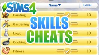 How To Cheat Skills Tutorial  The Sims 4 [upl. by Flor285]