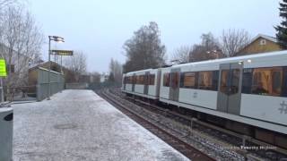 Oslo Tbane  The Metro in Oslo Norway 2017 [upl. by Nayrbo]