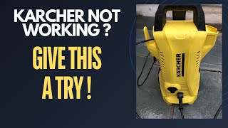 KARCHER K2 NOT WORKING [upl. by Solahcin]