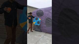 Smallest Vs Biggest Kite Catch amp Flying With Thread [upl. by Amling576]