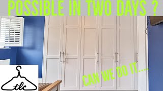 FIT An Entire Handmade Corner Wardrobe In 2 Days With 2 People  POSSIBLE  Vid94 [upl. by Beichner]