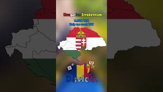 Hungarian irredentism mapchart geography europe mapper shorts hungary viralvideo maping [upl. by Melodie]