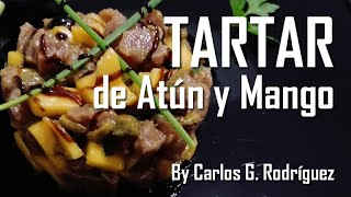 RECETA TARTAR DE ATUN light sencillo y delicioso [upl. by Ramilahs]