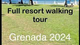 GRENADA 2024  full tour of RADISSON BEACH Resort  beach pools restaurants [upl. by Aralc]