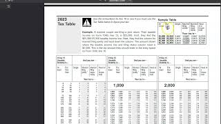 IRS Tax Tables [upl. by Ruperta]