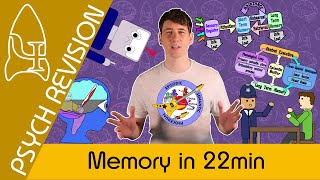 Memory  AQA Psychology in 22 MINS NEW Quick Revision for Paper 1 [upl. by Kelli525]