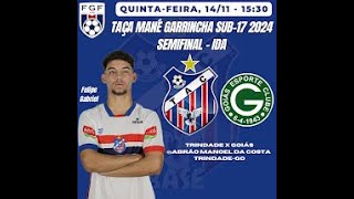 TRINDADE 1️⃣ X 1️⃣ GOIÁS  SUB 17  Inscrevase no nosso canal 🤝⚽️ [upl. by Carolan]