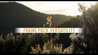 Frame Pack Versatility Browning Hunting Backpacks  2022 [upl. by Chivers]