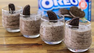 Easy 3Ingredient Oreo Mousse Recipe [upl. by Hairim]