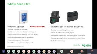 New Viconics Schneider Electric VAV Solution Webinar [upl. by Palestine365]