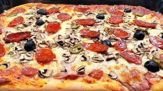 NAJBOLJA domaća PIZZA  recept za BRZU domaću PIZZU [upl. by Smoht]