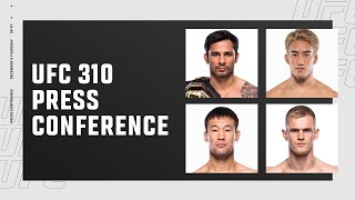 UFC 310 PreFight Press Conference [upl. by Aerdnuahs665]