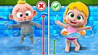 Safety in Swimming Pools 🏊 Swimming song  Safety Tips for kids More Nursery Rhymes amp Toddler Songs [upl. by Ornie]