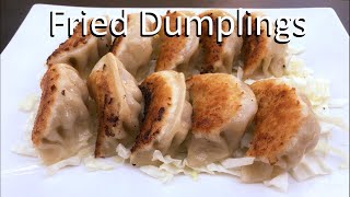 The most PERFECT Pan Fried Dumpling Recipe [upl. by Krucik311]