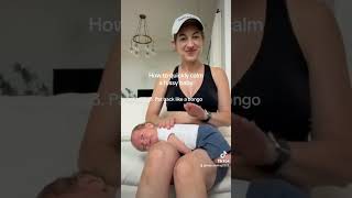 Calming a fussy baby You got this 🤝 babyhack babytok babies babytiktok babyhacks parenting [upl. by Nanice]