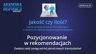 Pozycjonowanie w rekomendacjach  nowe rozwiązanie Pracujpl [upl. by Rorie]