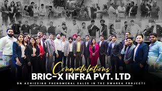 Celebrating Success  Omaxe Dwarka 19B  Best Sales performer Bricxinfra [upl. by Nahbois]