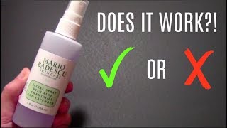 MARIO BADESCU Facial Spray with Aloe Chamomile and Lavender Review [upl. by Alak]