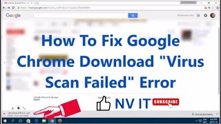 Fix Google Chrome  Failed  Virus Detected  Error Windows  Chrome Download Failed  2024 [upl. by Aneroc298]