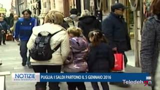 PUGLIA I SALDI PARTONO IL 5 GENNAIO 2016 [upl. by Pacien]