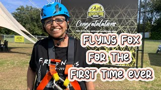 I went FLYING FOX for the FIRST TIME EVER [upl. by Mahgem]