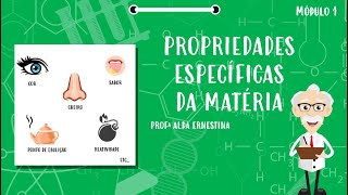 Aula 3  Propriedades específicas da matéria [upl. by Susie]