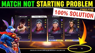 FREE FIRE MATCH NOT STARTING PROBLEM  FREE FIRE LOADING PROBLEM  FREE FIRE [upl. by Hakeem]