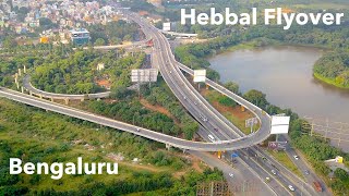 Hebbal Flyover Bengaluru  Bangalore  Widening  Renovation  Extension  Aerial View  Interchange [upl. by Asamot]